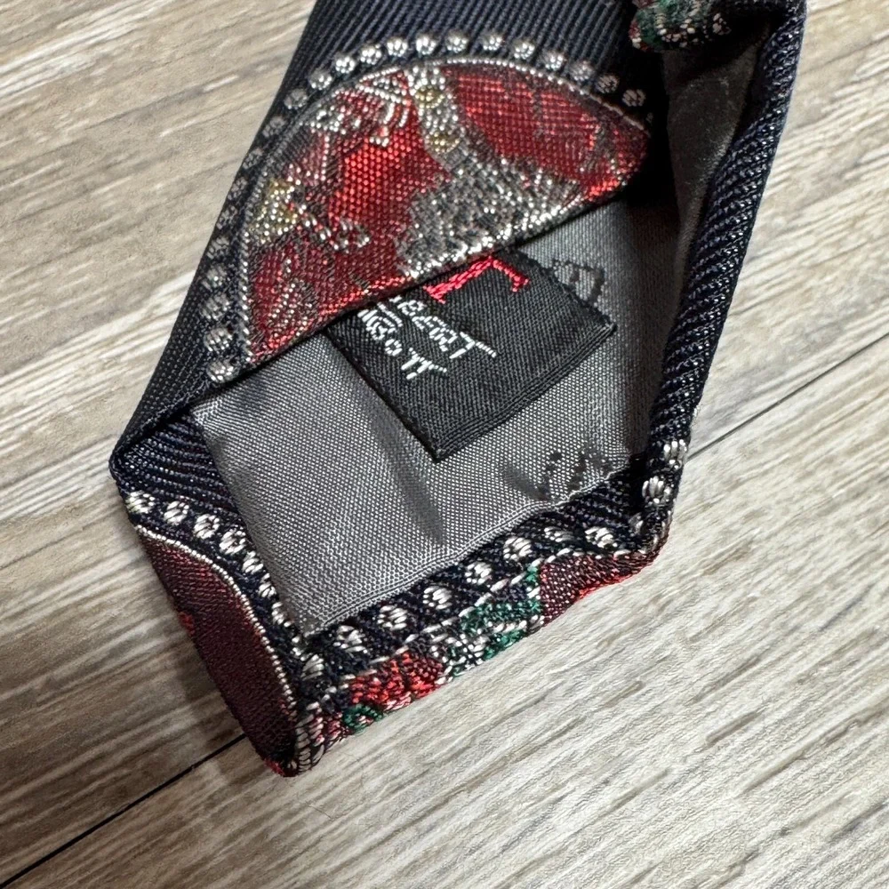 Robert Talbott Nordstrom Santa Claus Handmade Luxury 100% Silk Neck Tie Made USA